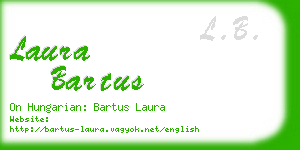 laura bartus business card